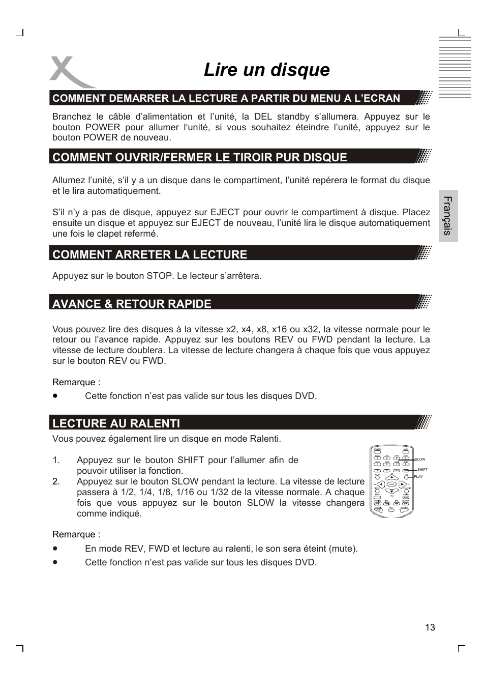 Lire un disque | Xoro HSD 7570 User Manual | Page 71 / 114