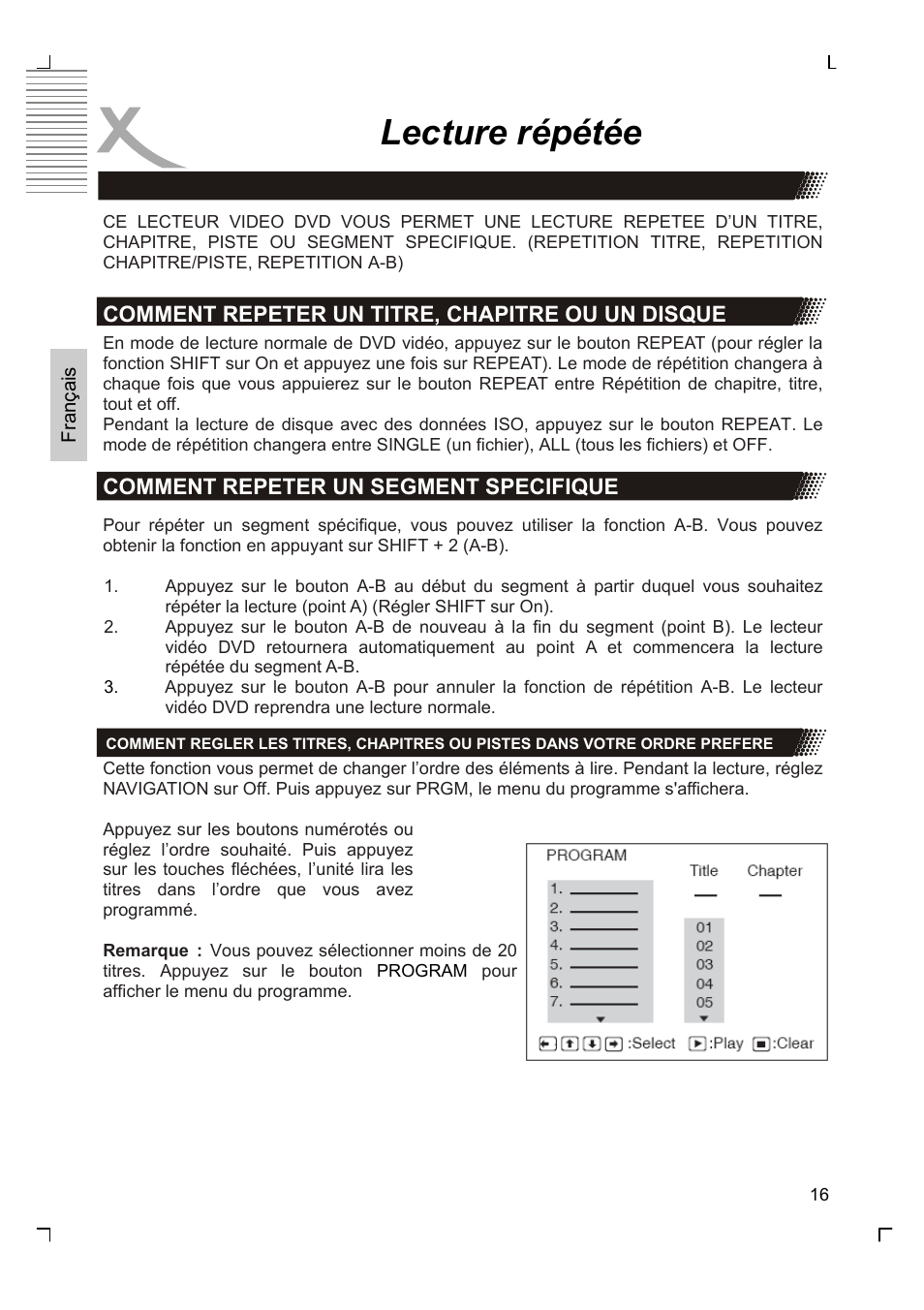 Lecture répétée | Xoro HSD 7570 User Manual | Page 74 / 114