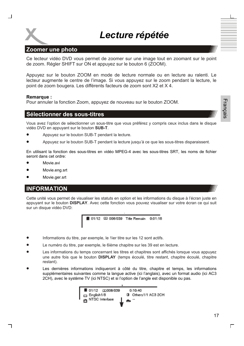 Lecture répétée | Xoro HSD 7570 User Manual | Page 75 / 114