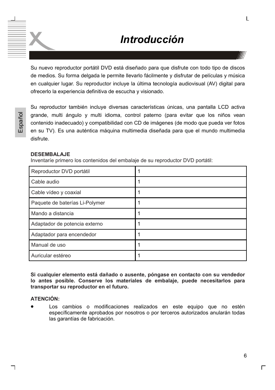 Introducción | Xoro HSD 7570 User Manual | Page 92 / 114