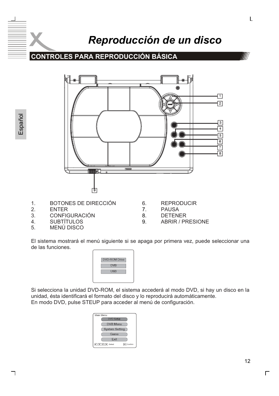 Reproducción de un disco | Xoro HSD 7570 User Manual | Page 98 / 114