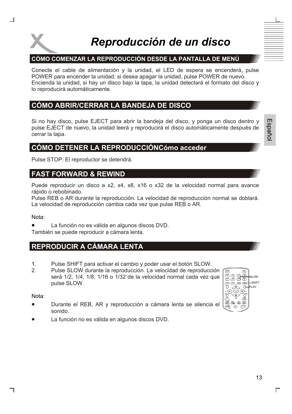 Reproducción de un disco | Xoro HSD 7570 User Manual | Page 99 / 114