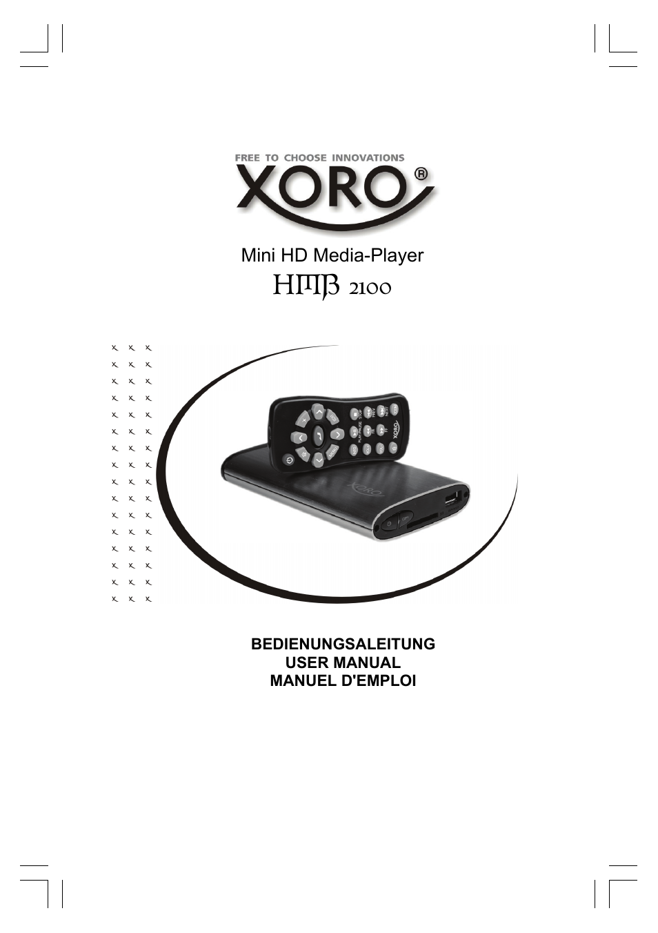 Xoro HMB 2100 User Manual | 98 pages