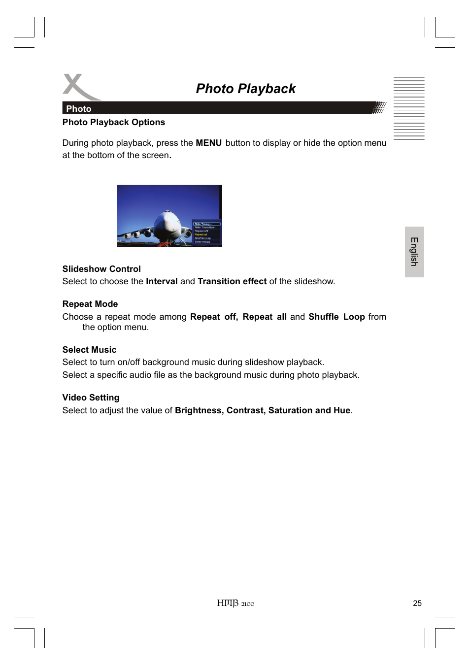 Photo playback | Xoro HMB 2100 User Manual | Page 57 / 98