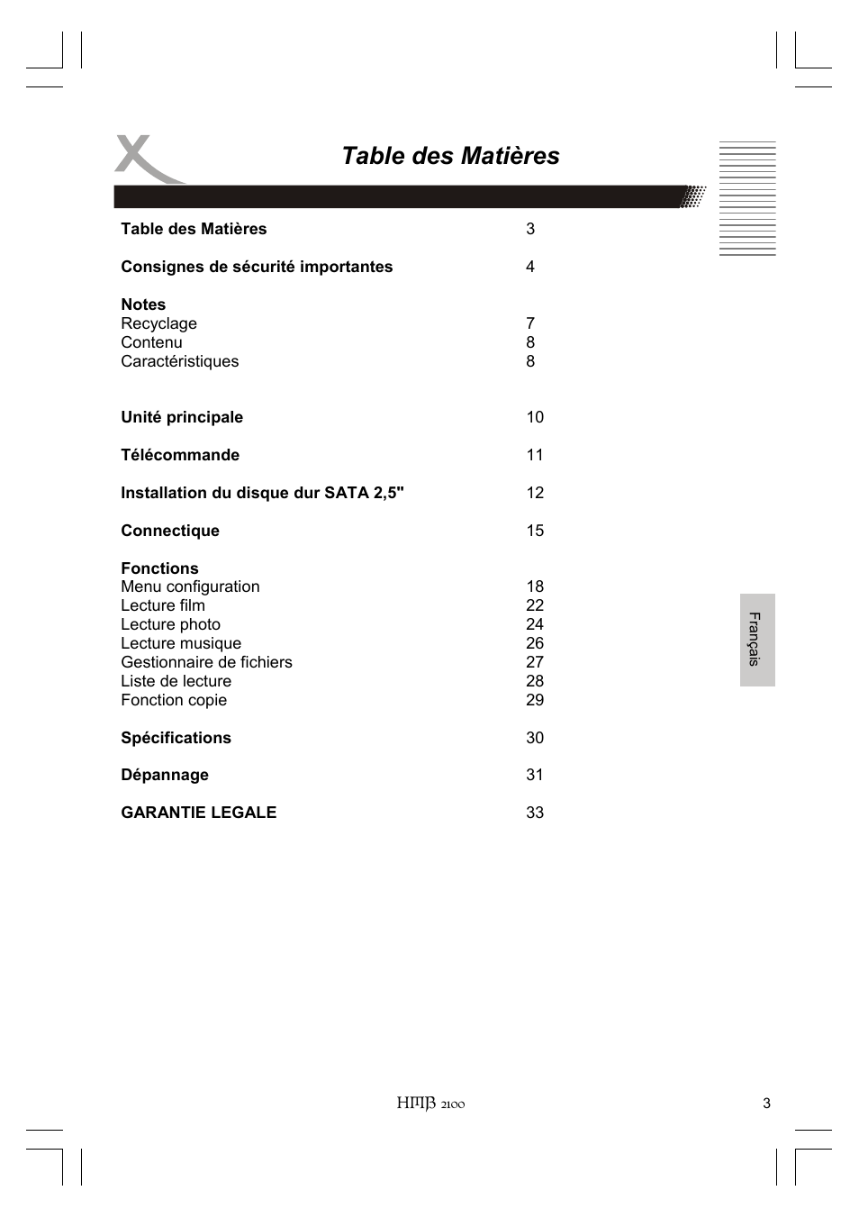 Xoro HMB 2100 User Manual | Page 67 / 98