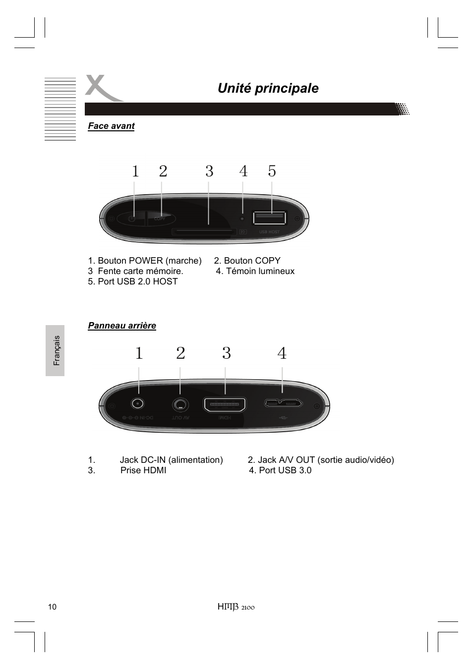 Unité principale | Xoro HMB 2100 User Manual | Page 74 / 98