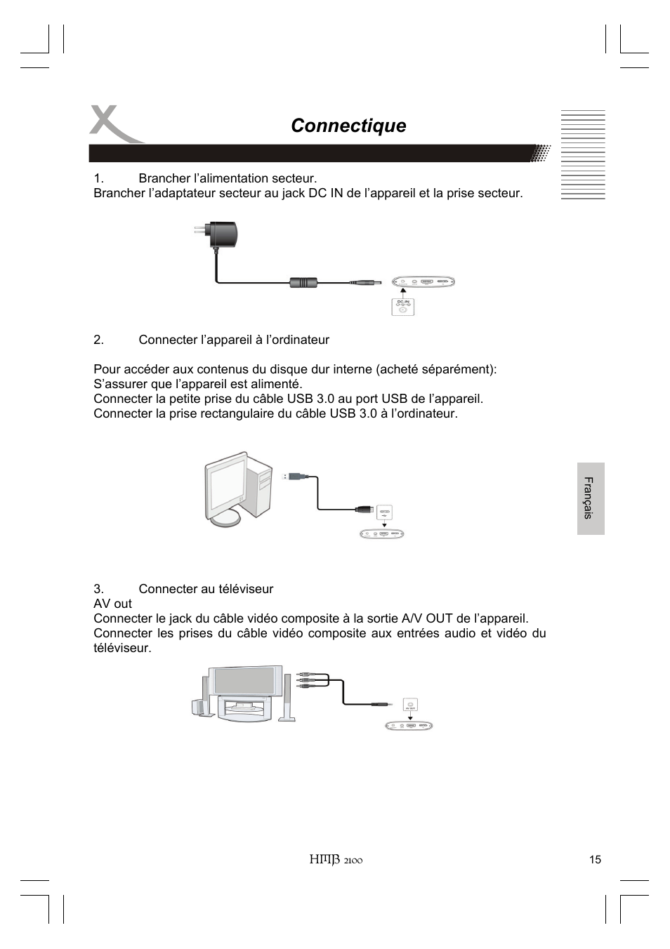 Connectique | Xoro HMB 2100 User Manual | Page 79 / 98