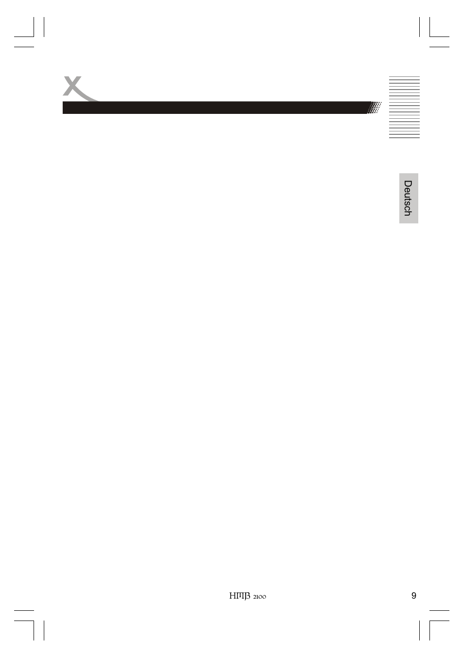 Xoro HMB 2100 User Manual | Page 9 / 98