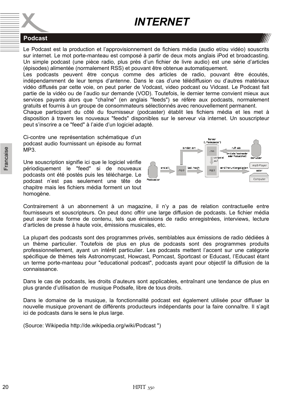 Internet | Xoro HMT 350 User Manual | Page 100 / 124