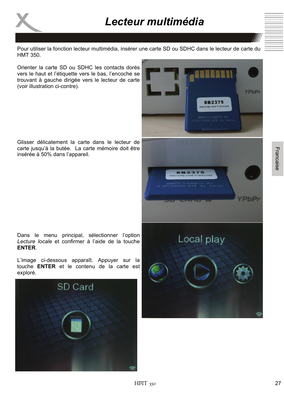 Lecteur multimédia | Xoro HMT 350 User Manual | Page 107 / 124