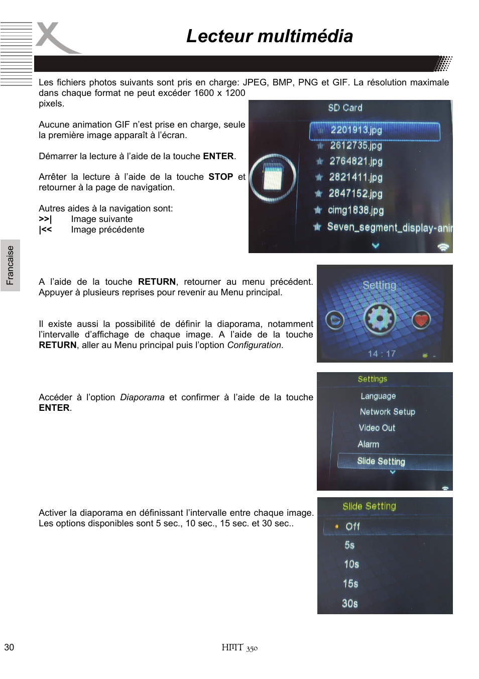 Lecteur multimédia | Xoro HMT 350 User Manual | Page 110 / 124