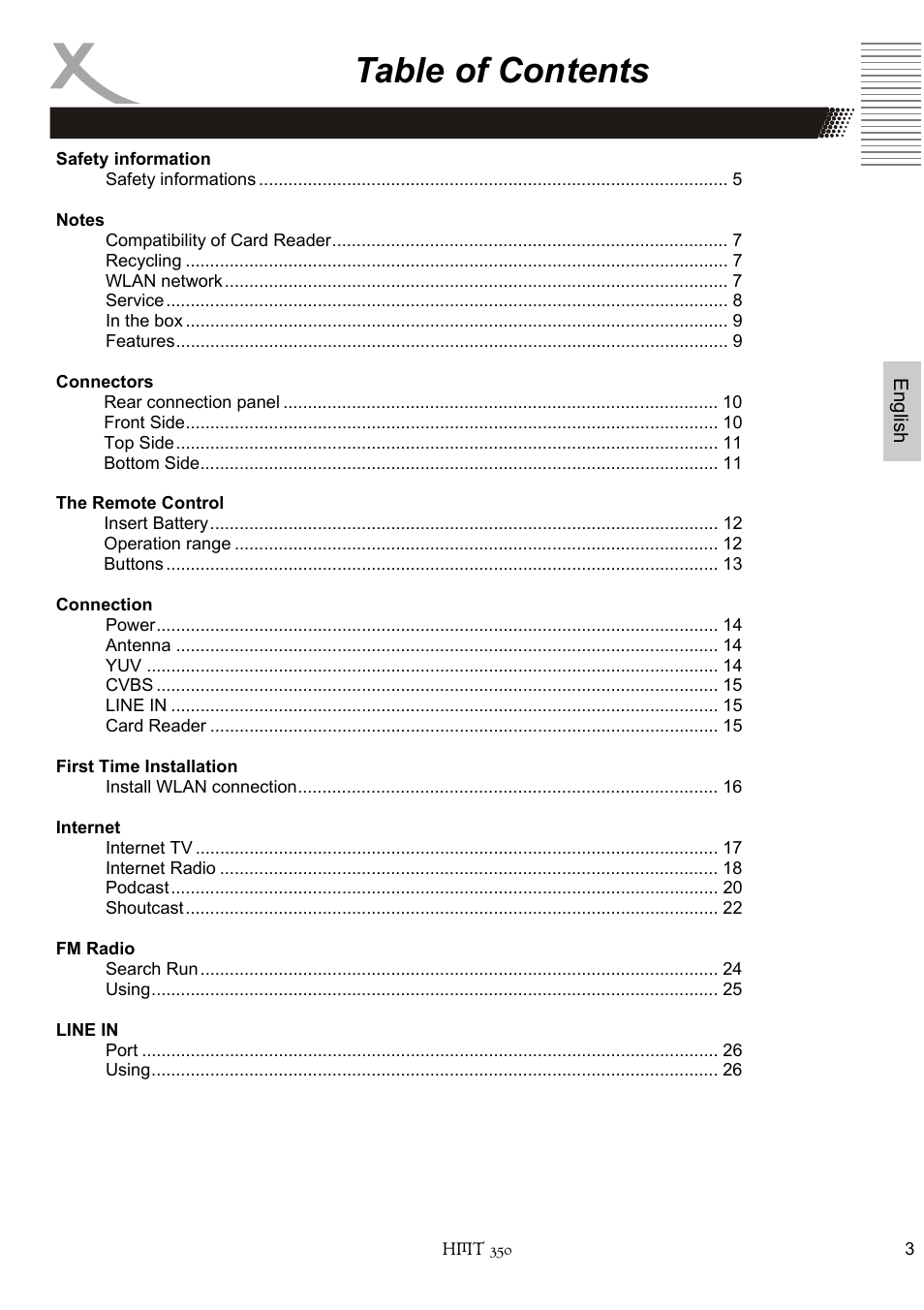 Xoro HMT 350 User Manual | Page 43 / 124