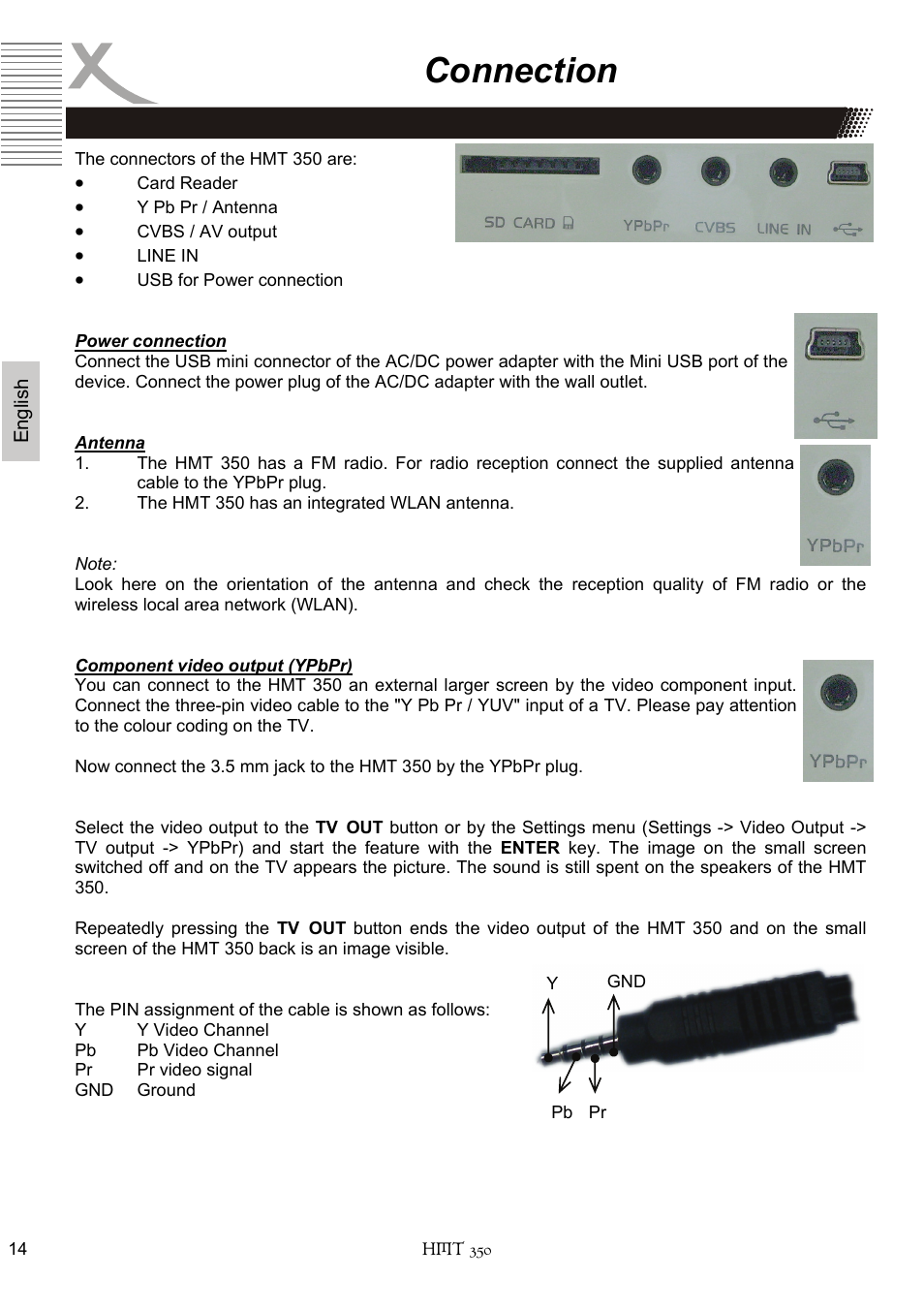 Connection | Xoro HMT 350 User Manual | Page 54 / 124