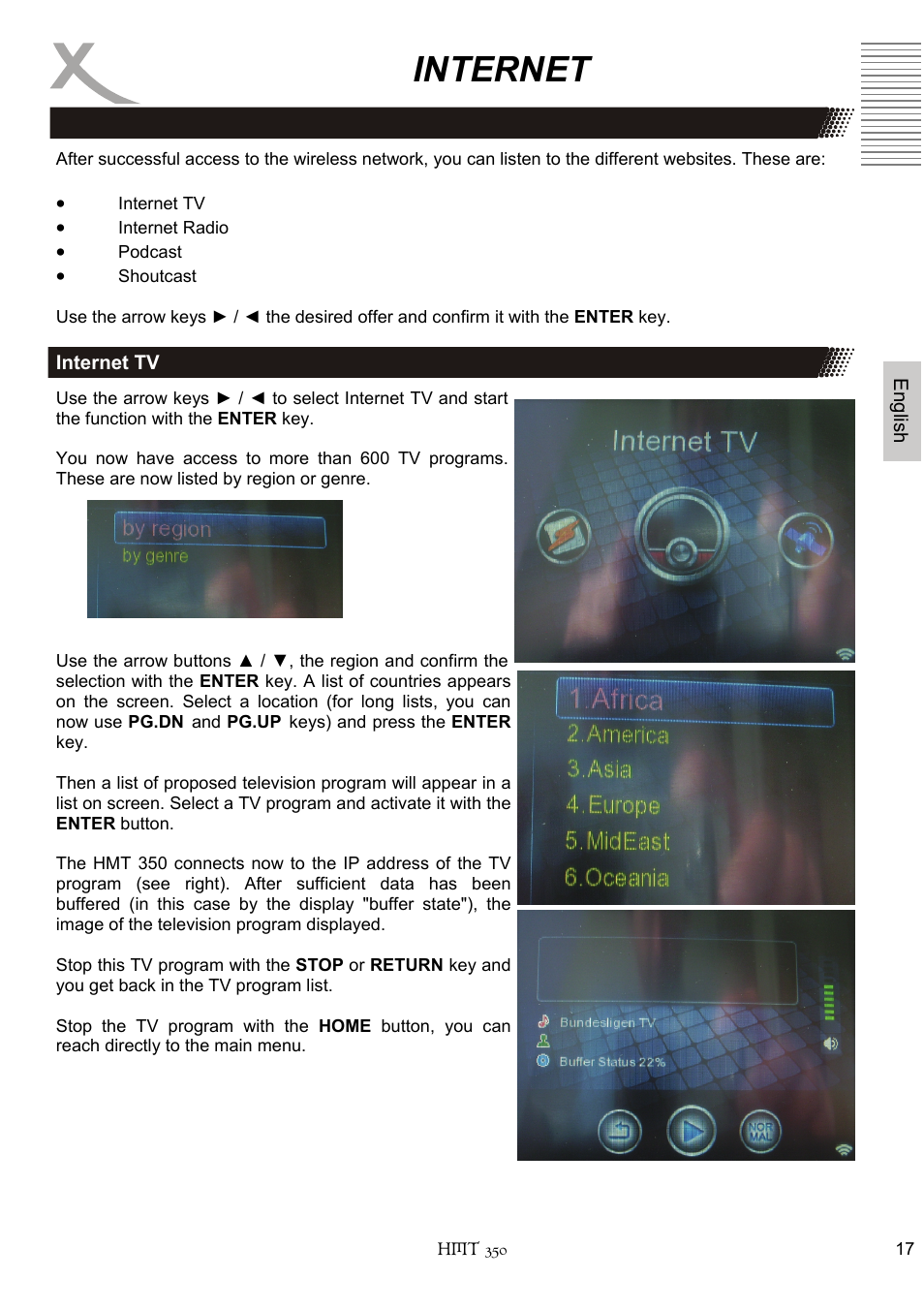 Internet | Xoro HMT 350 User Manual | Page 57 / 124