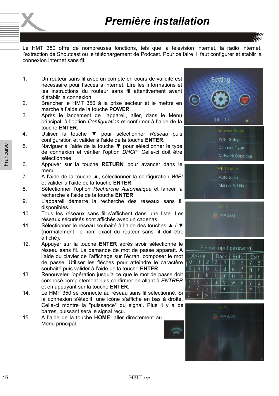 Première installation | Xoro HMT 350 User Manual | Page 96 / 124