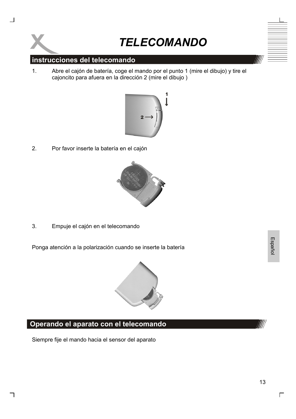 Telecomando | Xoro HMD 900 User Manual | Page 129 / 158