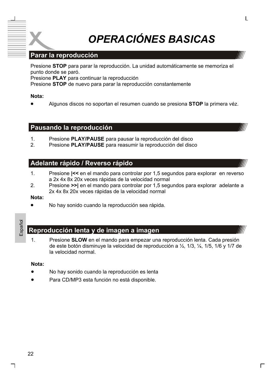 Operaciónes basicas | Xoro HMD 900 User Manual | Page 138 / 158