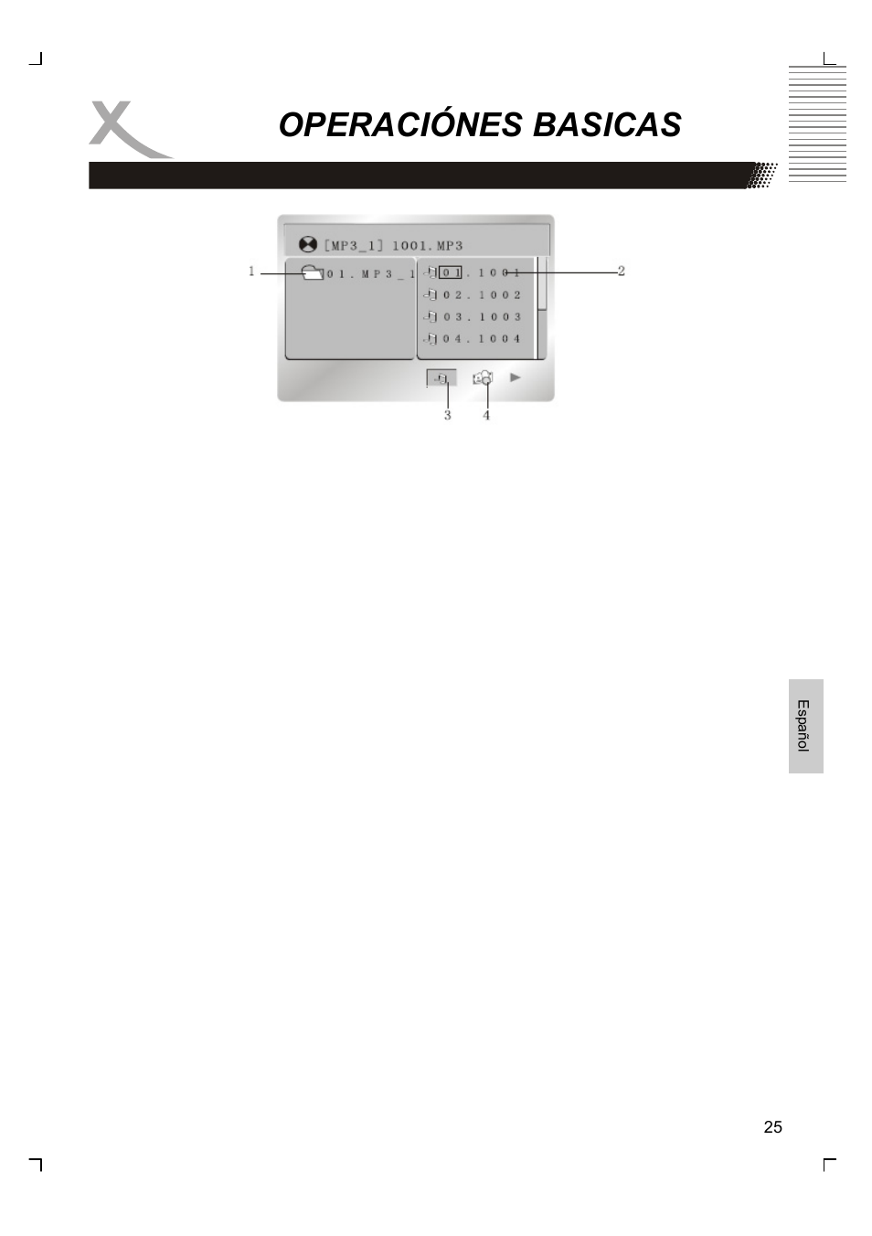 Operaciónes basicas | Xoro HMD 900 User Manual | Page 141 / 158