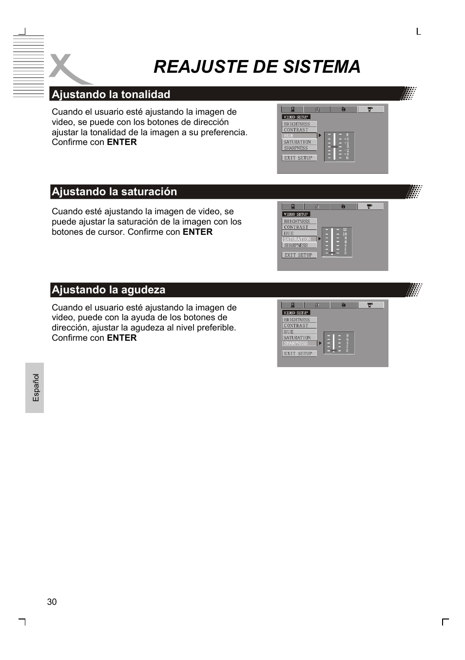 Reajuste de sistema | Xoro HMD 900 User Manual | Page 146 / 158