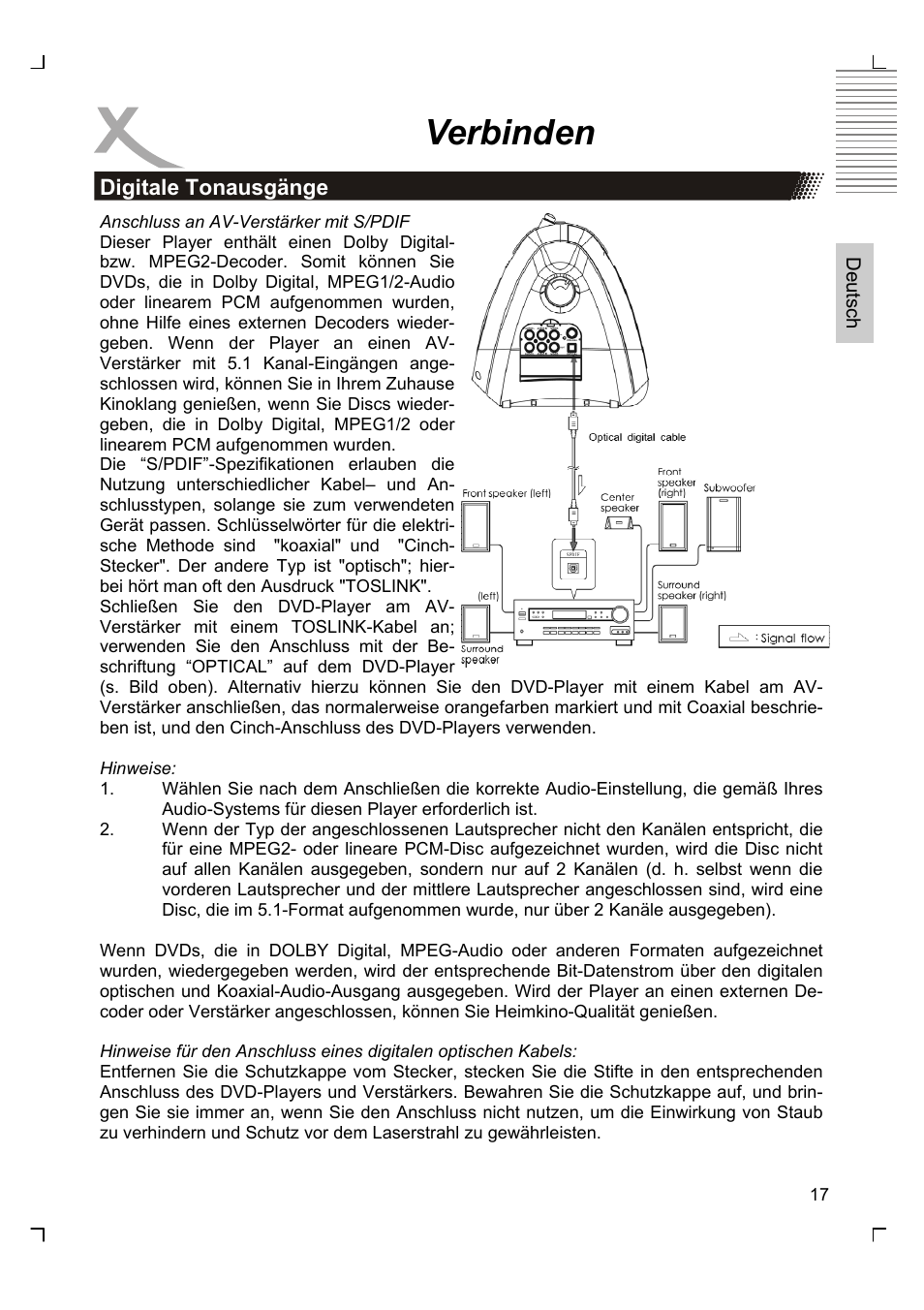 Verbinden | Xoro HMD 900 User Manual | Page 17 / 158