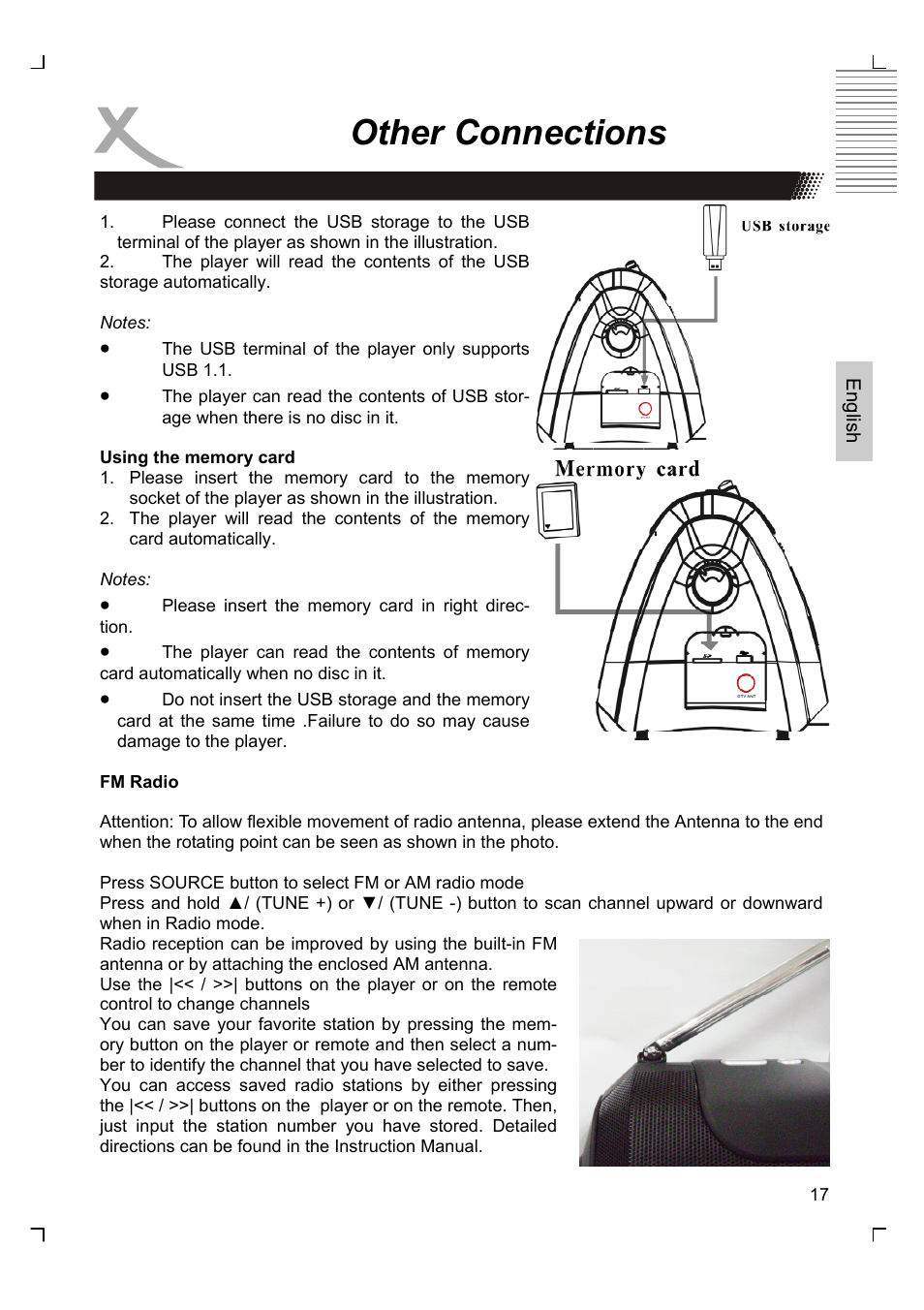 Other connections | Xoro HMD 900 User Manual | Page 55 / 158