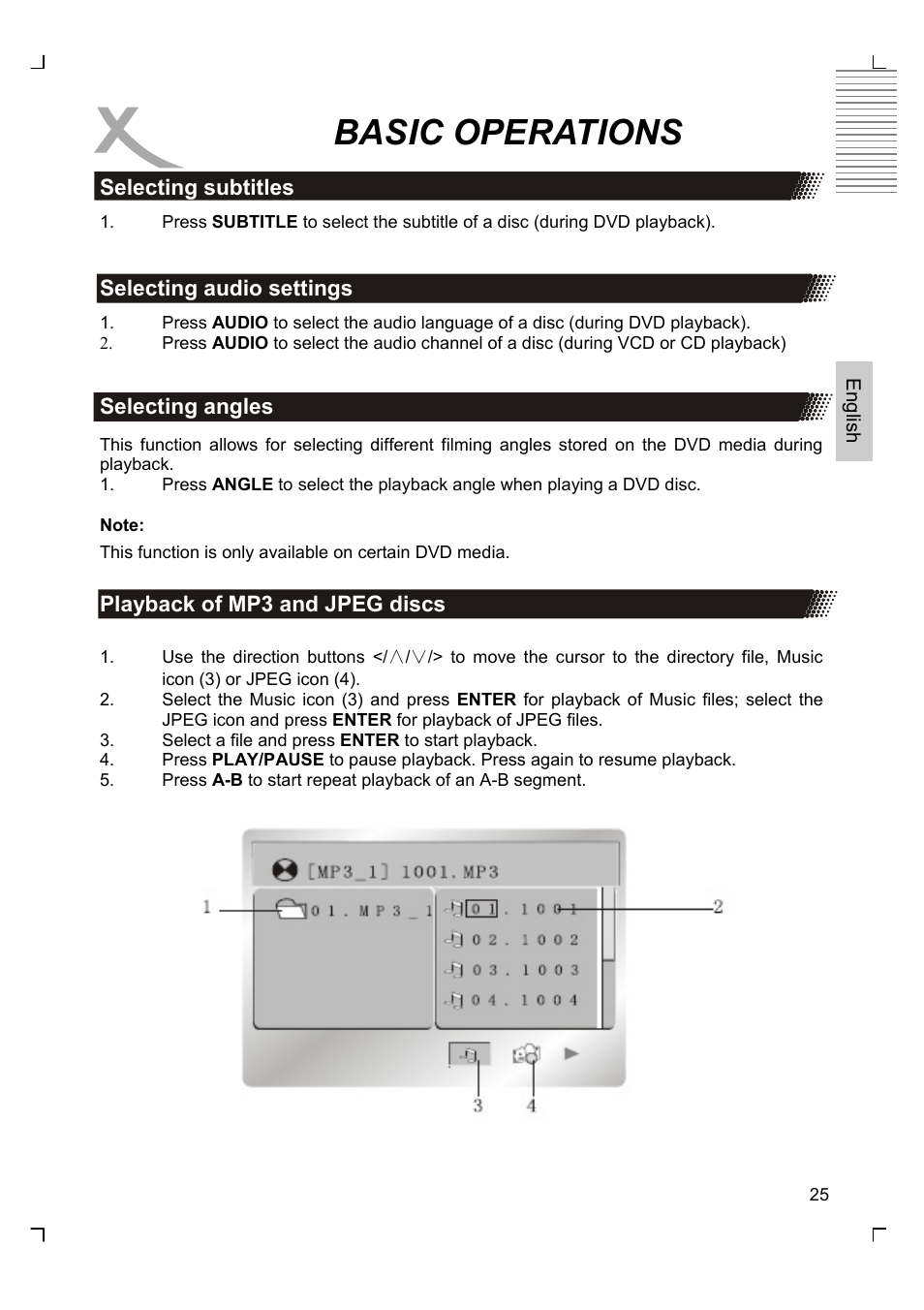 Basic operations | Xoro HMD 900 User Manual | Page 63 / 158