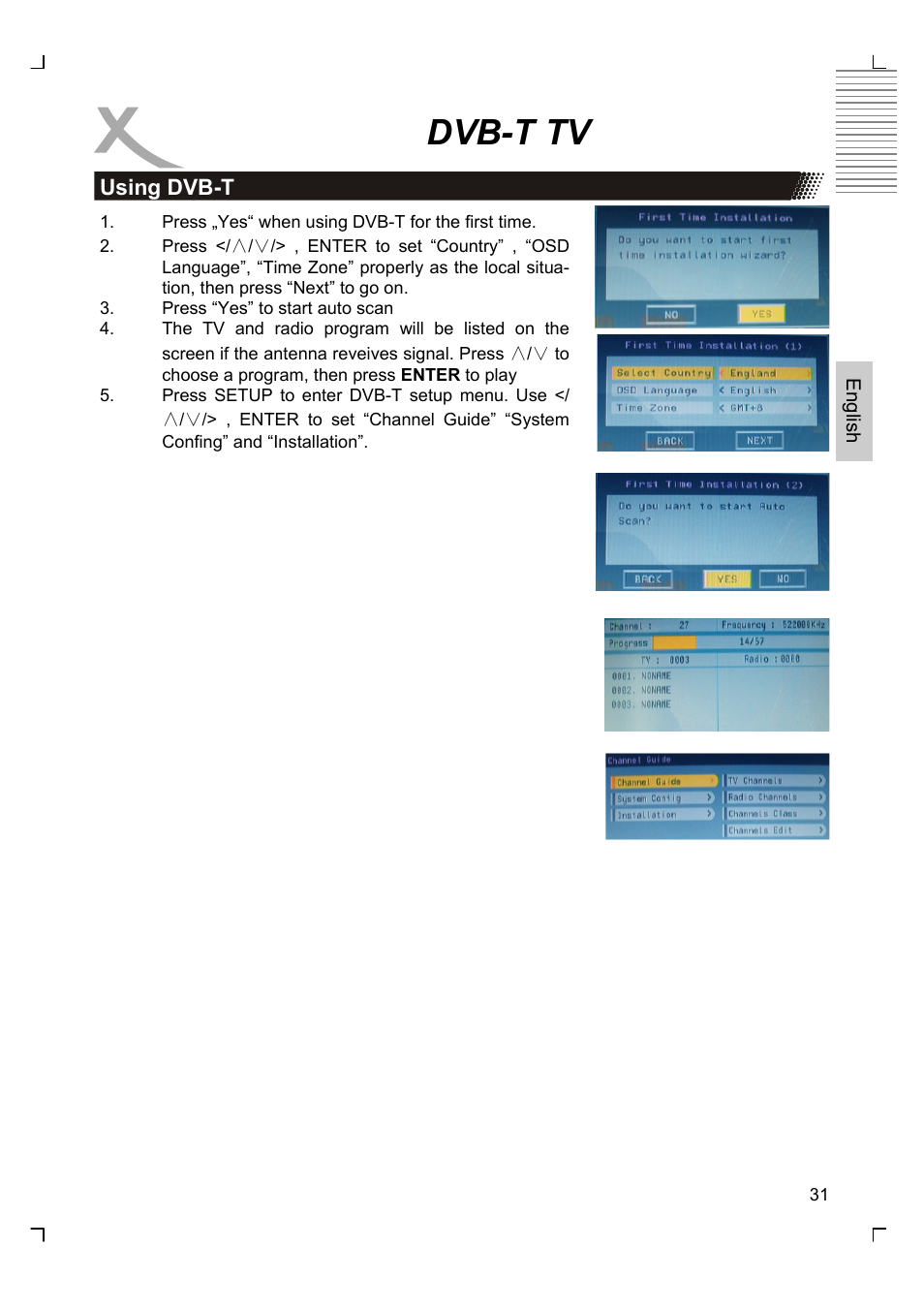 Dvb-t tv | Xoro HMD 900 User Manual | Page 69 / 158