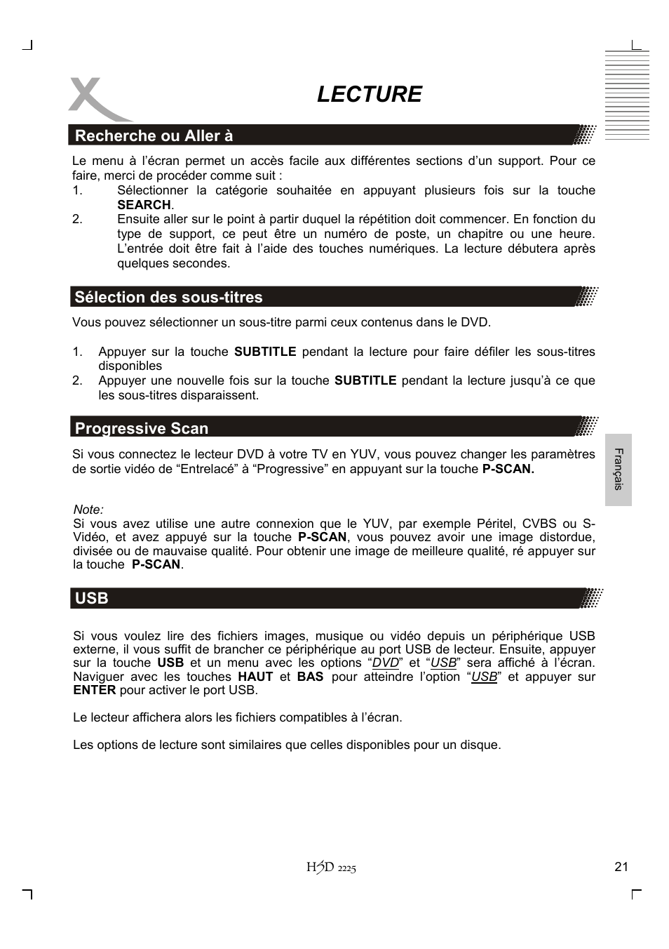 Lecture | Xoro HSD 2225 User Manual | Page 151 / 176