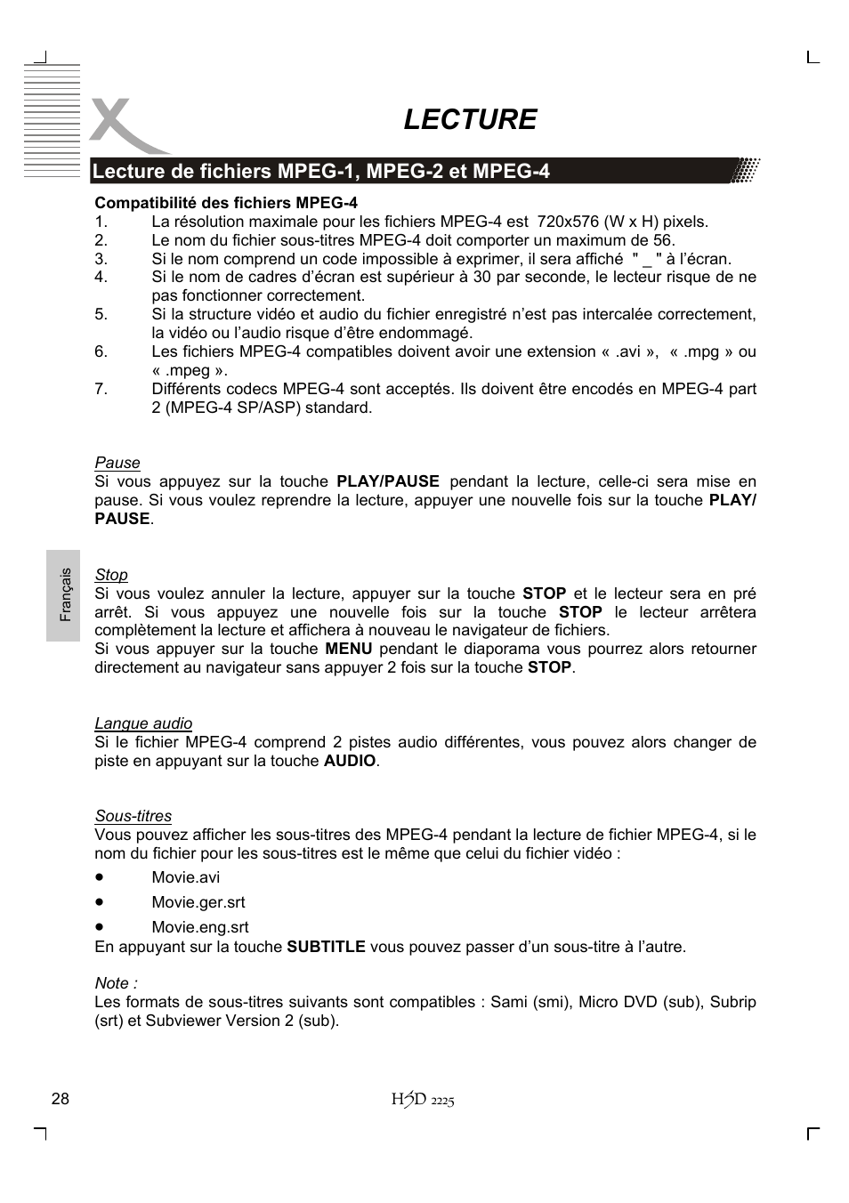 Lecture | Xoro HSD 2225 User Manual | Page 158 / 176