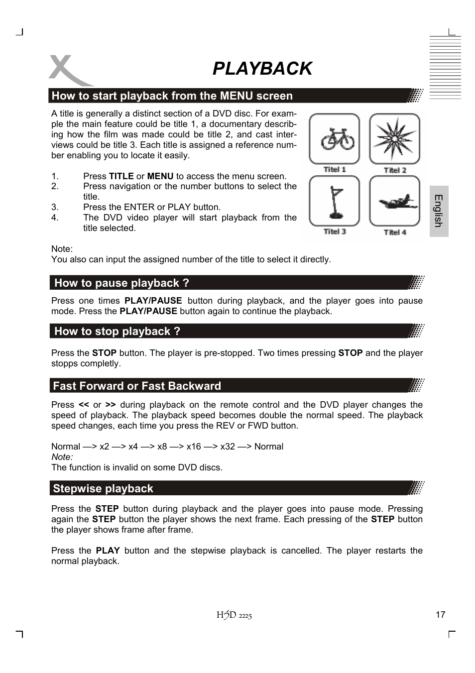 Playback | Xoro HSD 2225 User Manual | Page 61 / 176