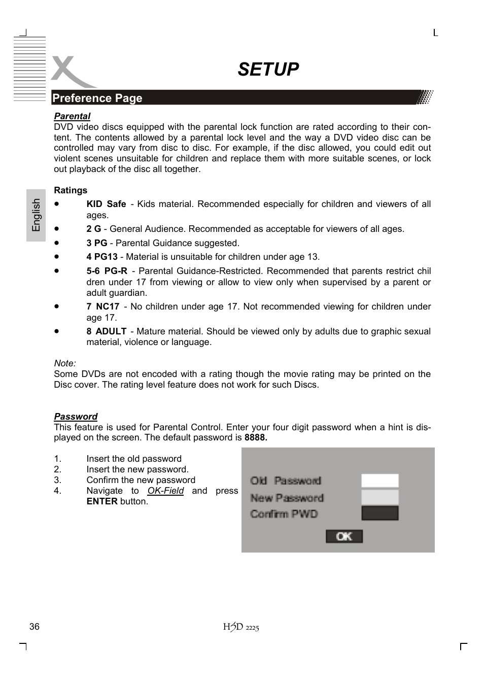 Setup | Xoro HSD 2225 User Manual | Page 80 / 176