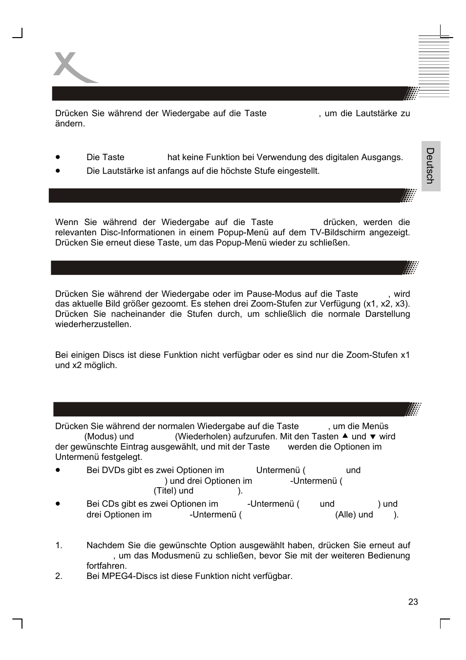 Betrieb | Xoro HSD 8410 User Manual | Page 23 / 201