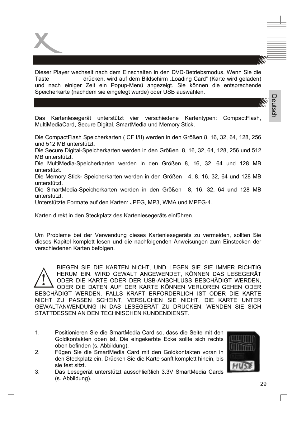 Kartenlesegerät und usb | Xoro HSD 8410 User Manual | Page 29 / 201