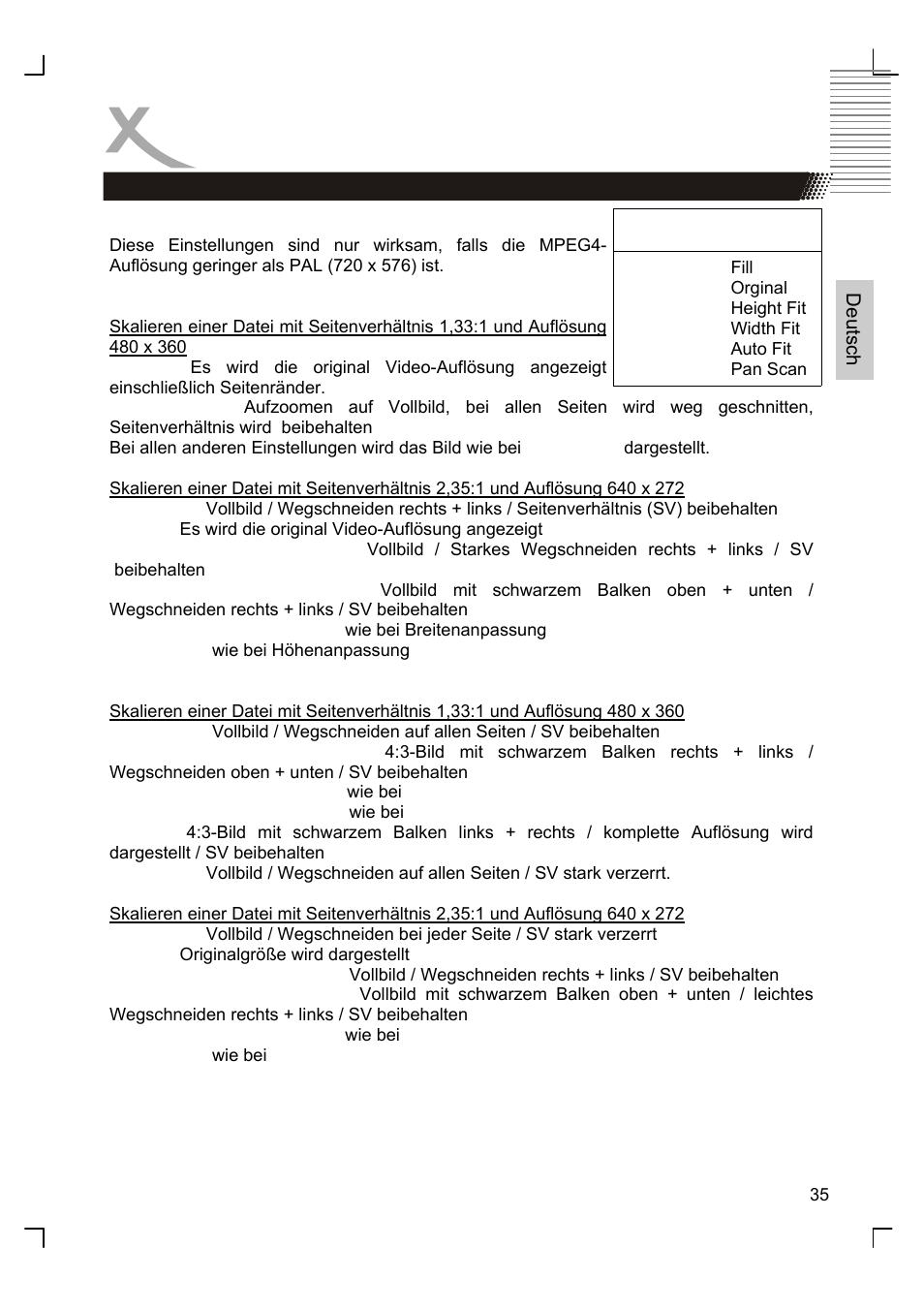 Anfangseinstellungen | Xoro HSD 8410 User Manual | Page 35 / 201