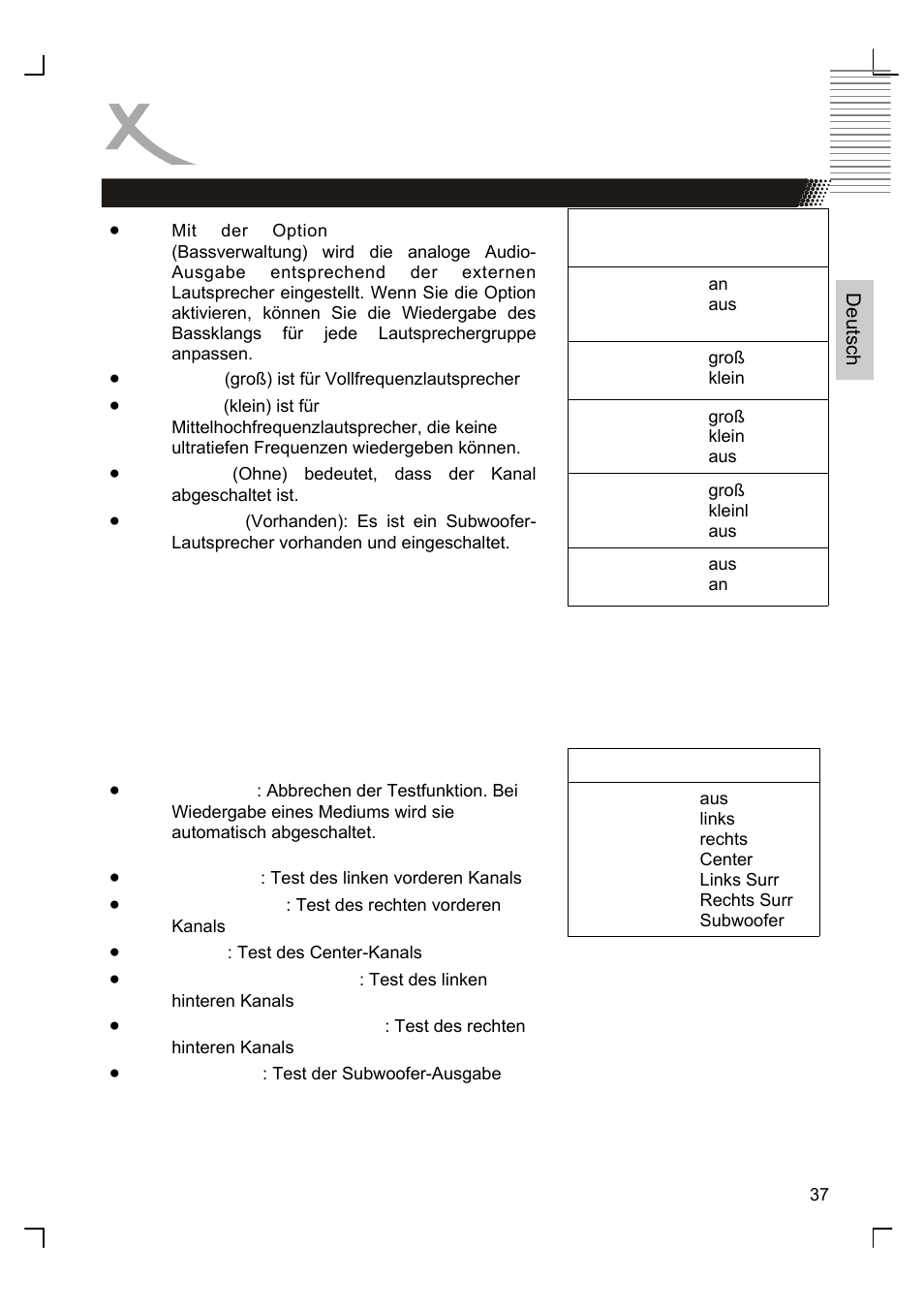 Anfangseinstellungen | Xoro HSD 8410 User Manual | Page 37 / 201