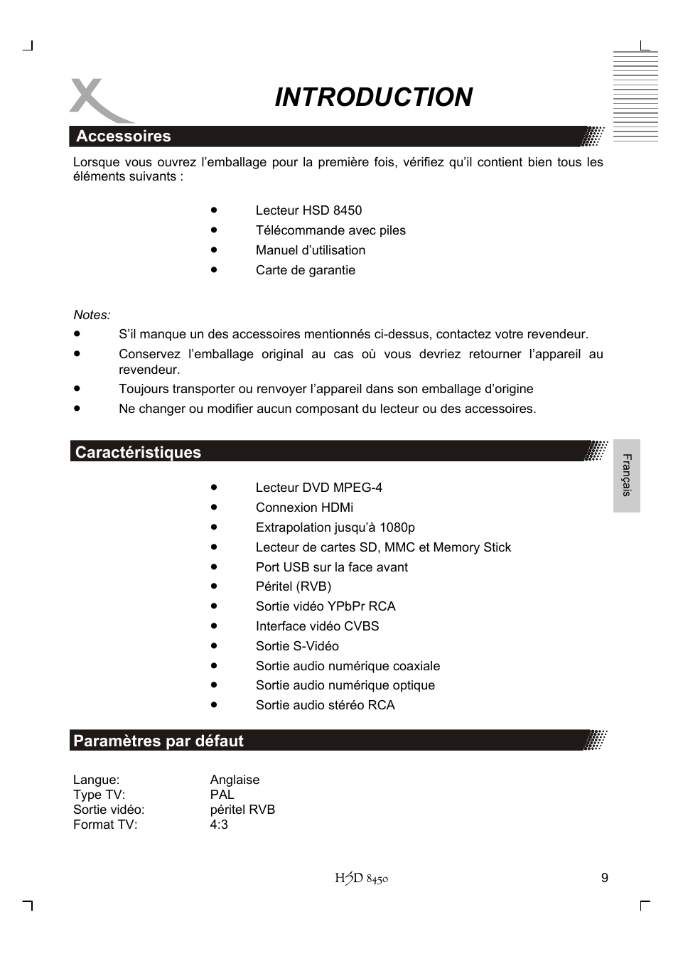 Introduction | Xoro HSD 8450 User Manual | Page 165 / 262