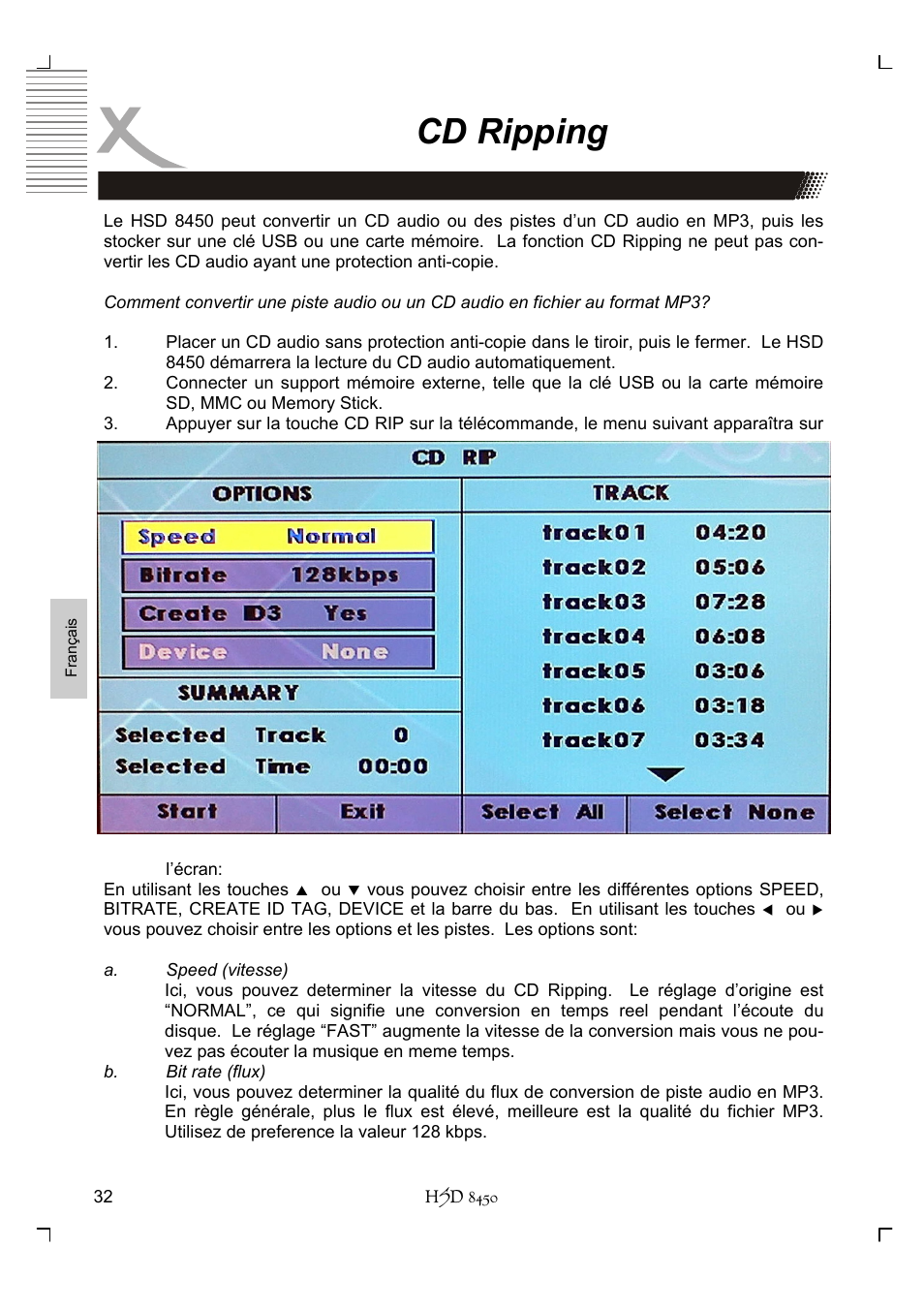 Cd ripping | Xoro HSD 8450 User Manual | Page 188 / 262