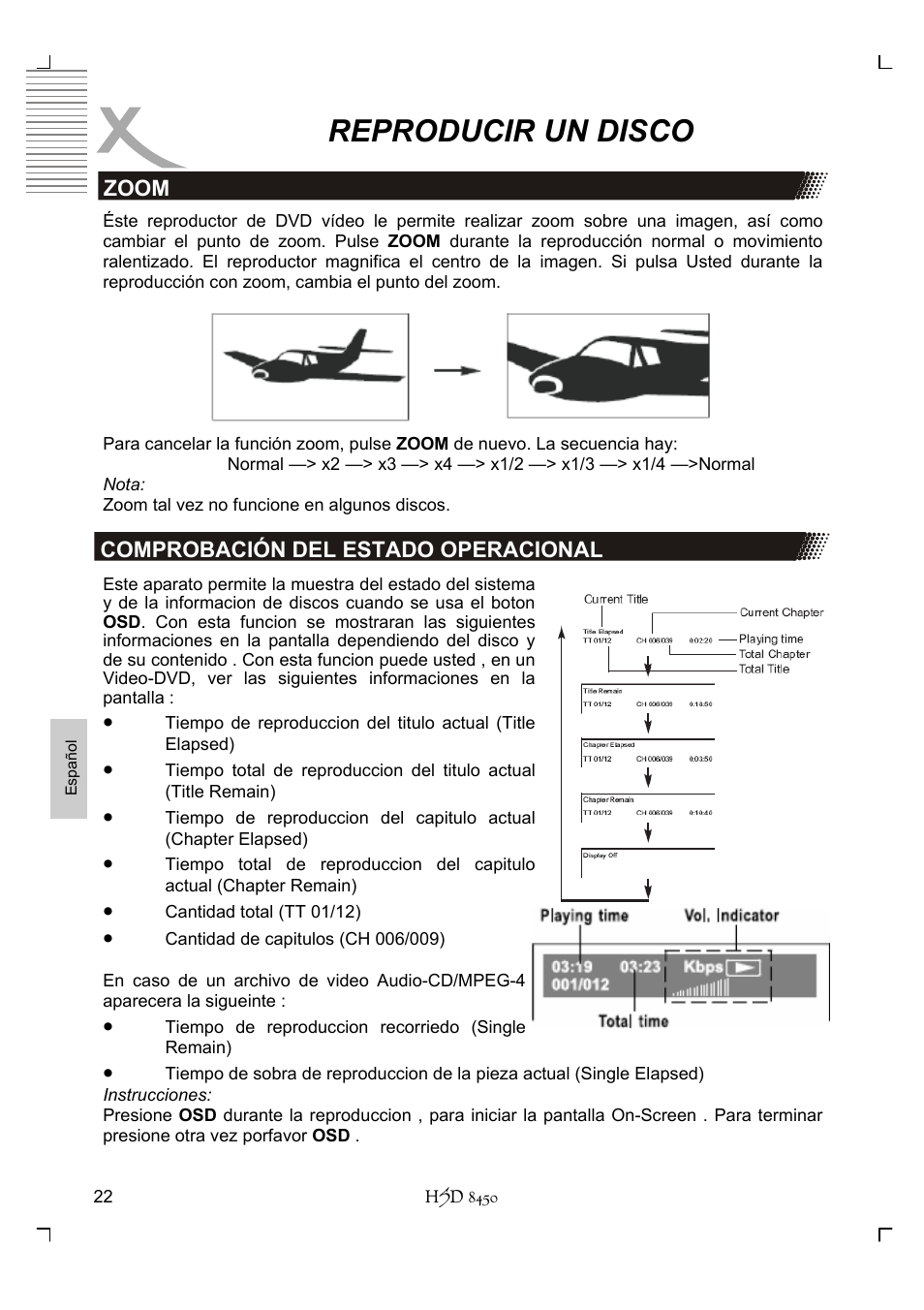 Reproducir un disco | Xoro HSD 8450 User Manual | Page 230 / 262