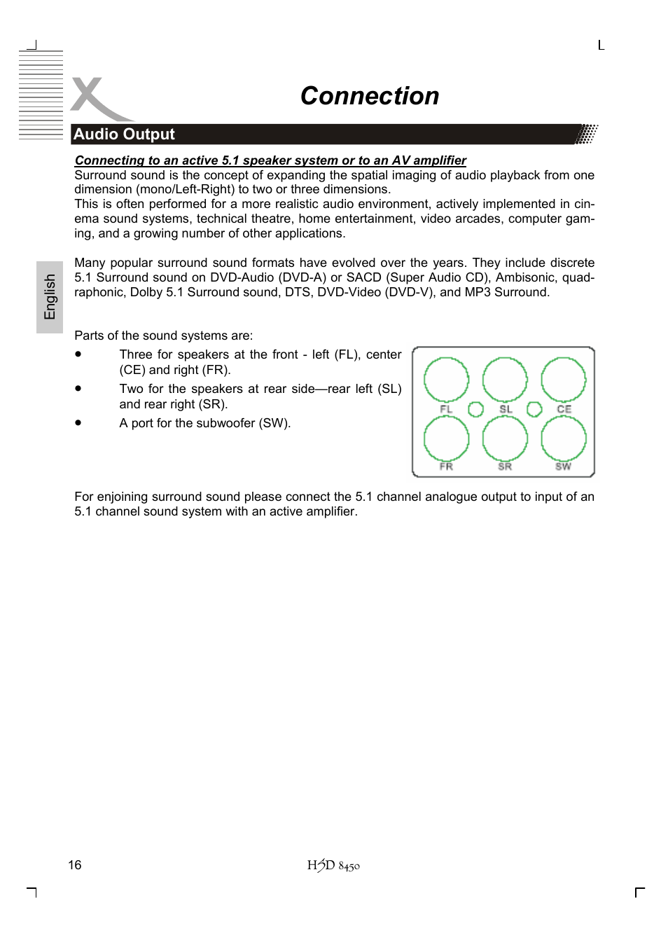 Connection | Xoro HSD 8450 User Manual | Page 68 / 262