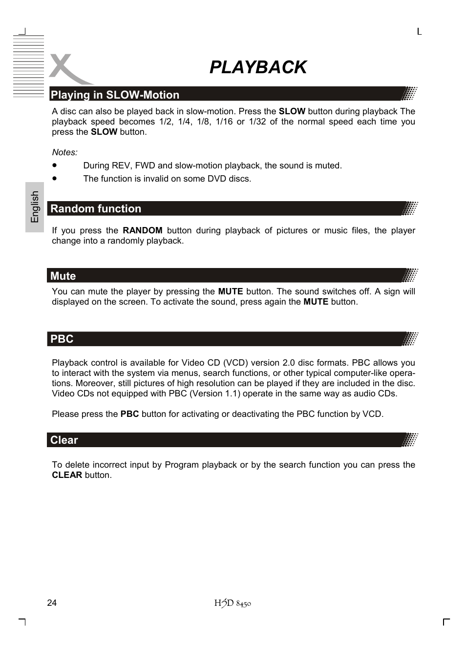 Playback | Xoro HSD 8450 User Manual | Page 76 / 262