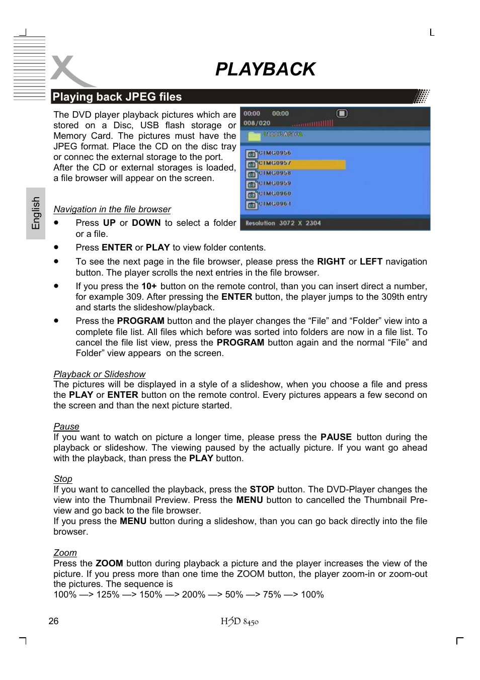 Playback | Xoro HSD 8450 User Manual | Page 78 / 262