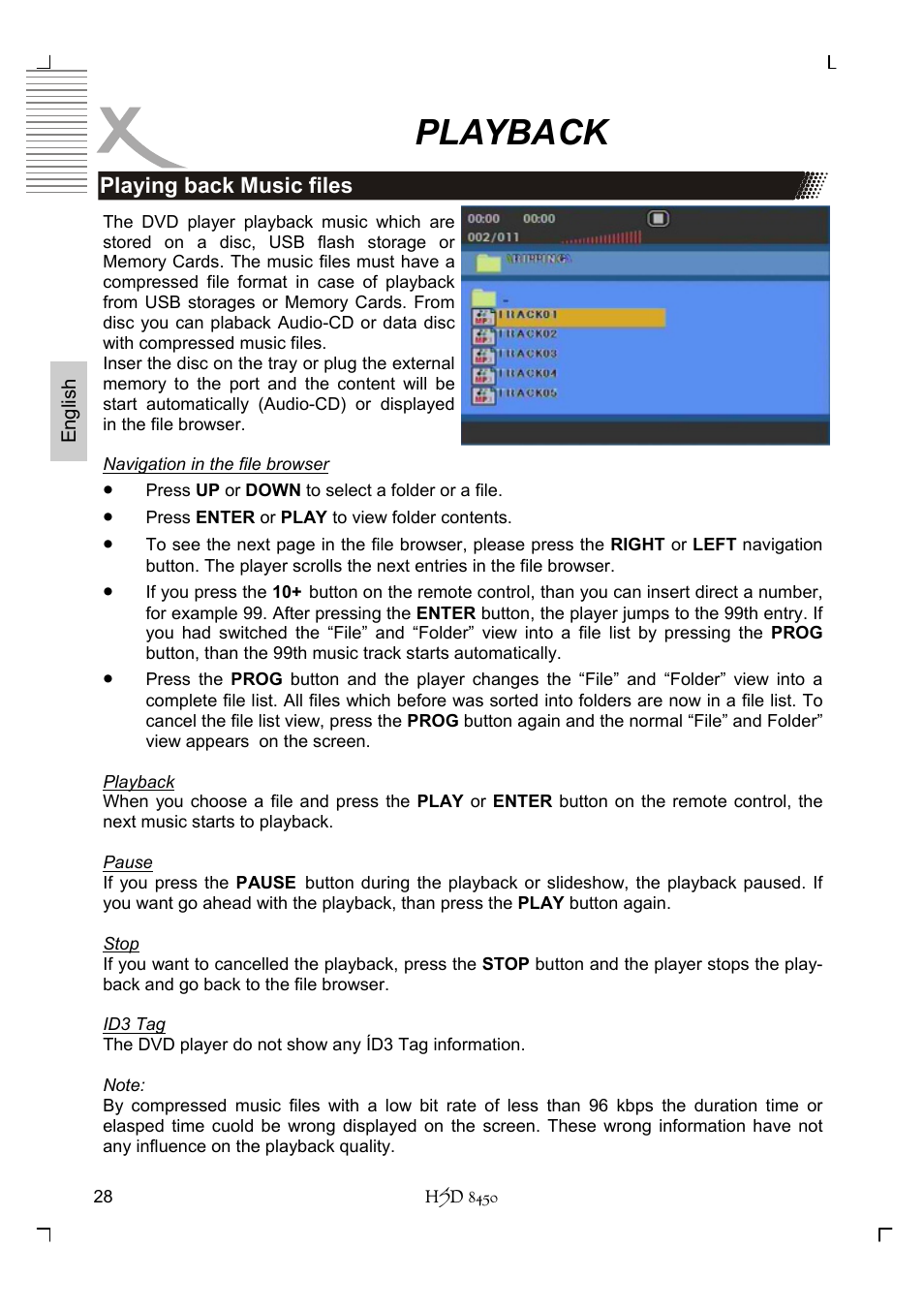 Playback | Xoro HSD 8450 User Manual | Page 80 / 262