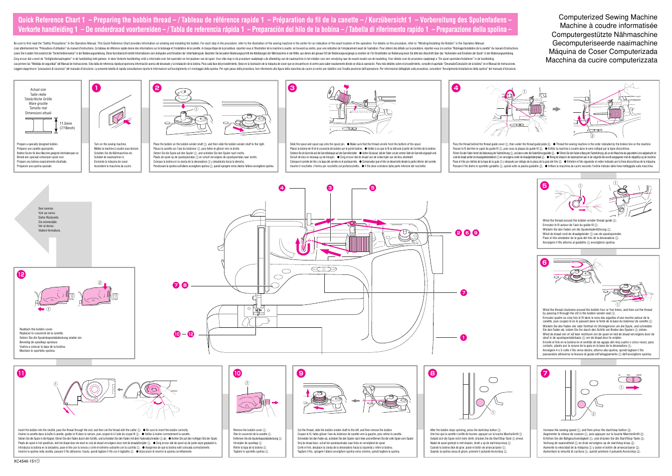Brother NX-400Q 400 User Manual | 4 pages