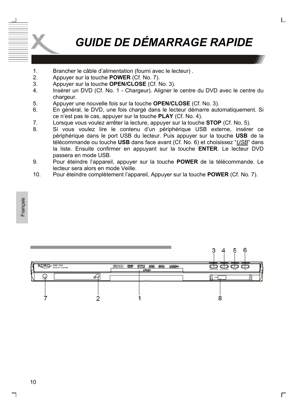 Guide de démarrage rapide | Xoro HSD 2220 User Manual | Page 140 / 220