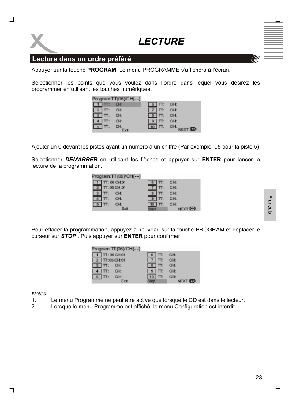 Lecture | Xoro HSD 2220 User Manual | Page 153 / 220