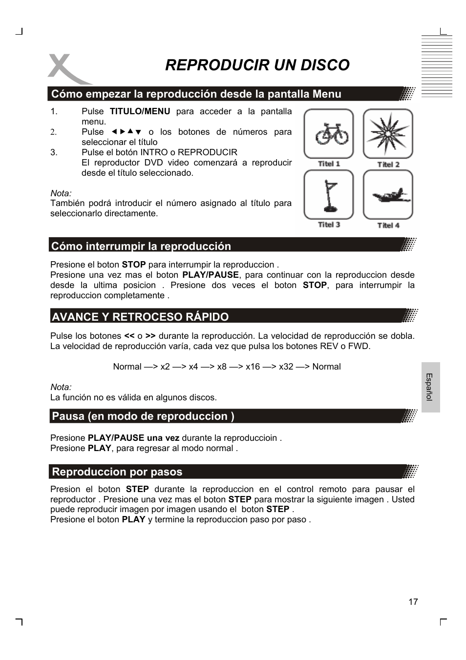 Reproducir un disco | Xoro HSD 2220 User Manual | Page 191 / 220