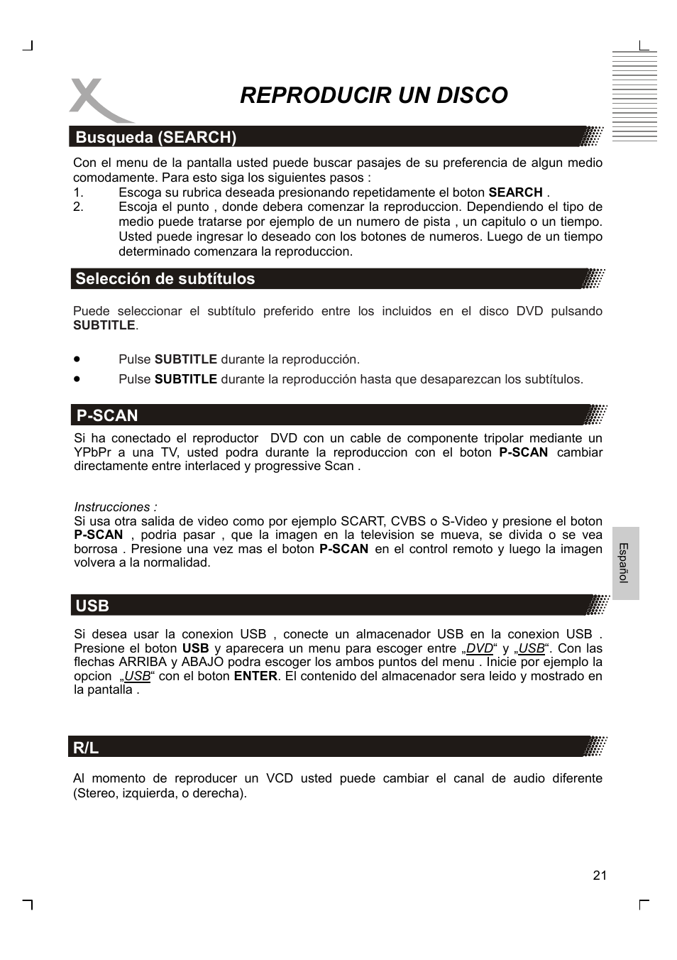 Reproducir un disco | Xoro HSD 2220 User Manual | Page 195 / 220