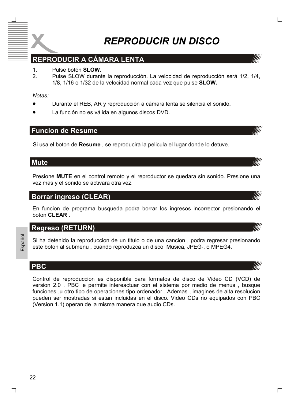 Reproducir un disco | Xoro HSD 2220 User Manual | Page 196 / 220