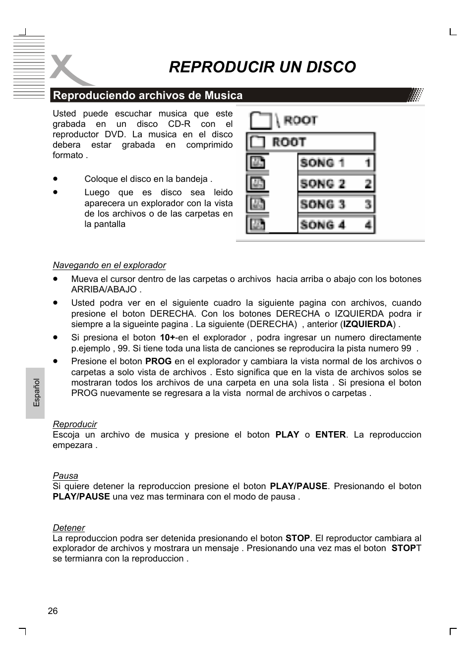Reproducir un disco | Xoro HSD 2220 User Manual | Page 200 / 220