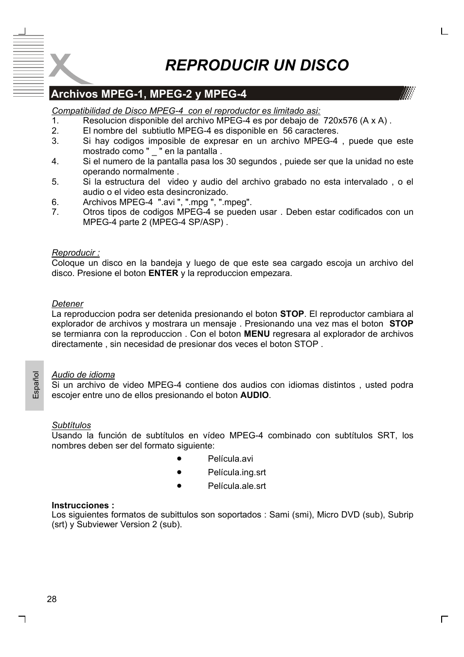 Reproducir un disco | Xoro HSD 2220 User Manual | Page 202 / 220